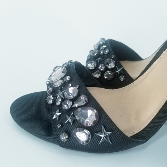 Design Lab by Lord&Taylor rhinestone sandals sz 10 - Picture 8 of 8
